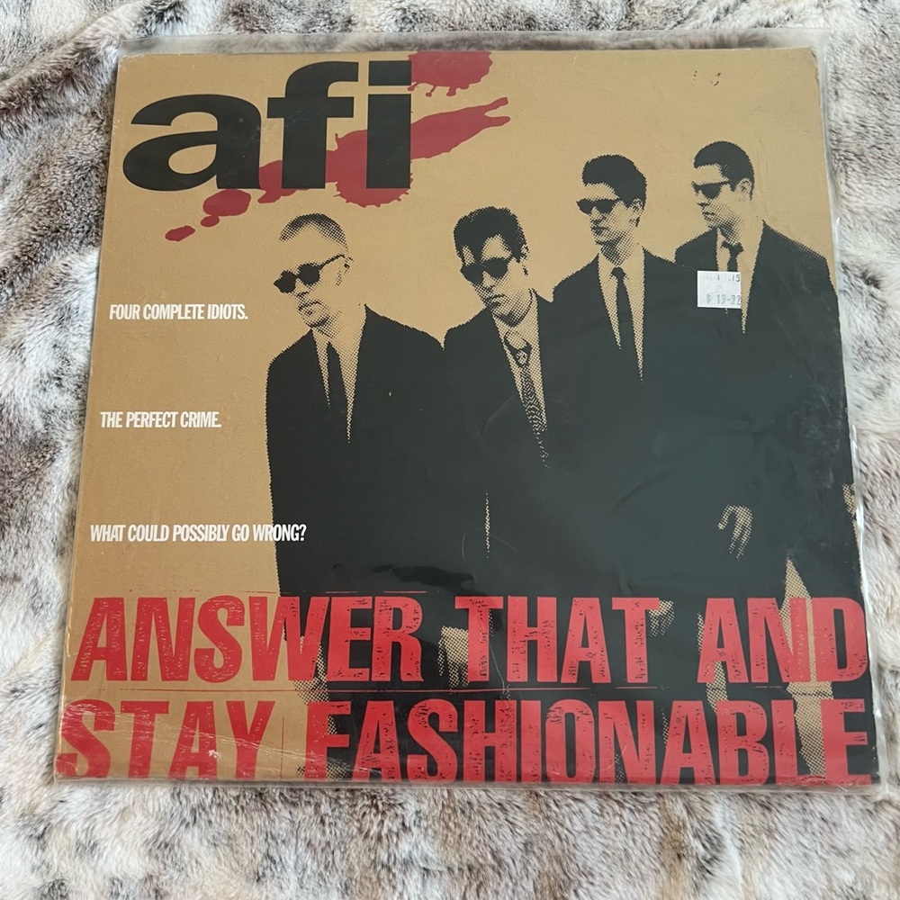 AFI Answer That and Stay Fashionable (blue swirl vinyl)